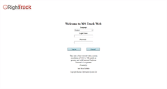 Desktop Screenshot of global.mstrackweb.com