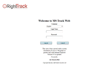 Tablet Screenshot of global.mstrackweb.com